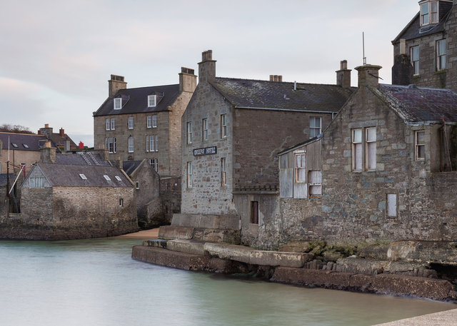 Lerwick's old waterfront