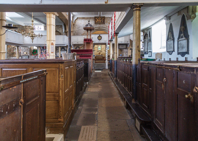 Inside the St Mary's Church