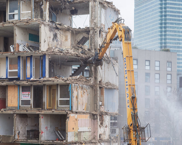 Demolition of Robin Hood Gardens