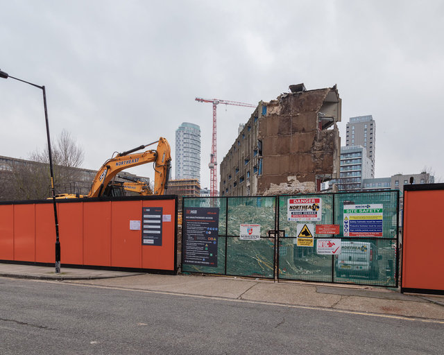 Demolition of Robin Hood Gardens
