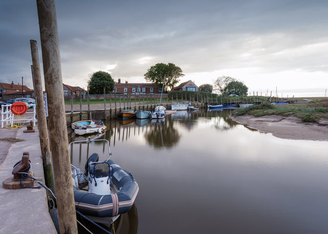 Cloudy sunset at Blakeney Harbour