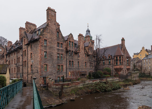 Footbridge, Water of Leith, Dean Village