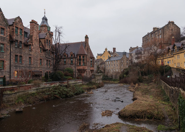 The Water of Leith in Dean Village