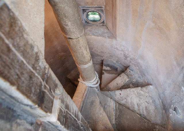 137 steps to the top of St Nicholas Church, Blakeney