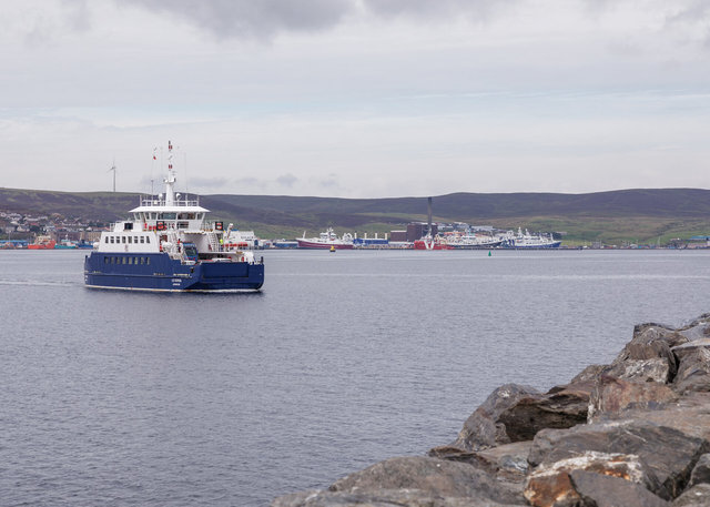 The Bressay ferry Leirna and Lerwick