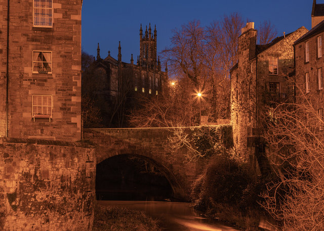 The Water of Leith in Dean Village