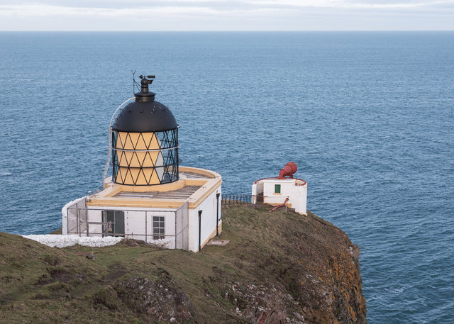 St Abbs Head Lighthouse with foghorn