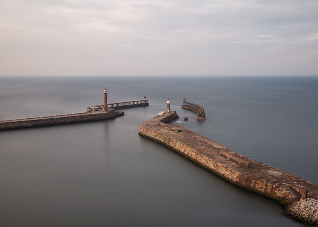 Whitby Piers