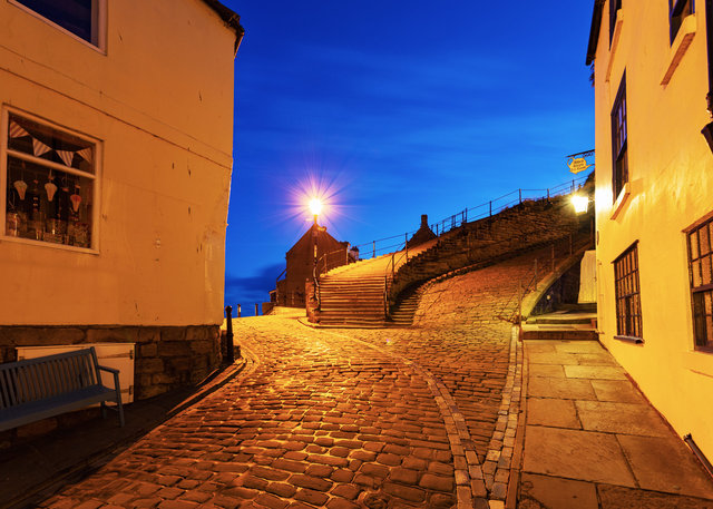 Church Lane and the bottom of the 199 Steps