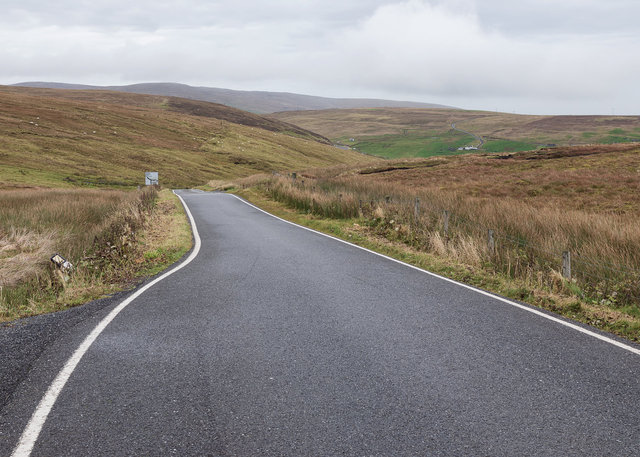 Road between Bigton and Channerwick