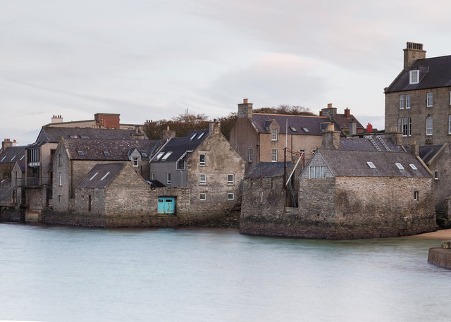 Lerwick's old waterfront
