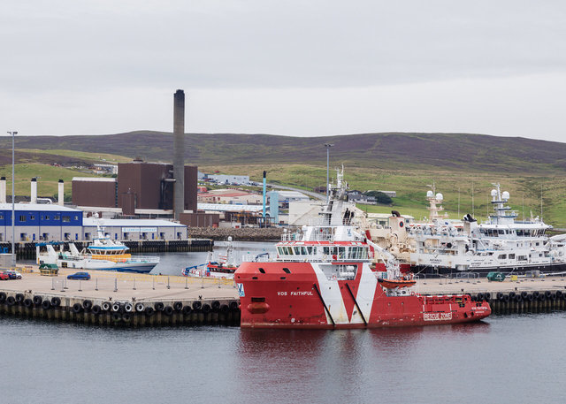 Victoria Pier and Lerwick Power Station