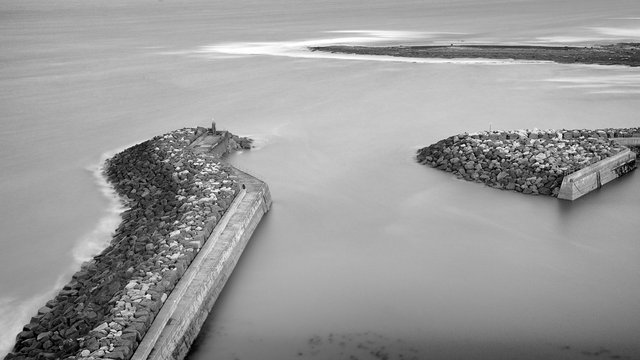Staithes Harbour Entrance
