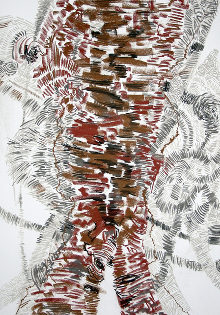 Bez tytułu, rysunek, 100x70