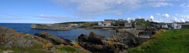 Panoramic Portsoy by Alison Gracie