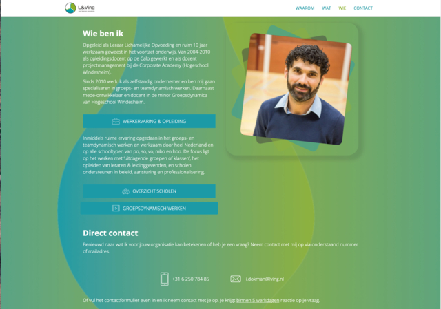 L&Ving website ontwikkeling