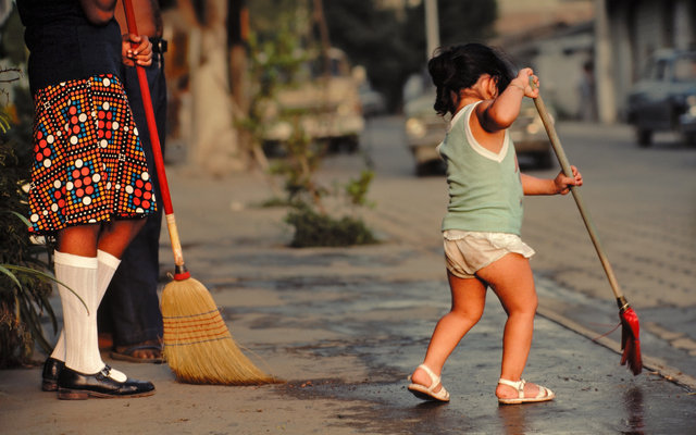 Sidewalk sweepers