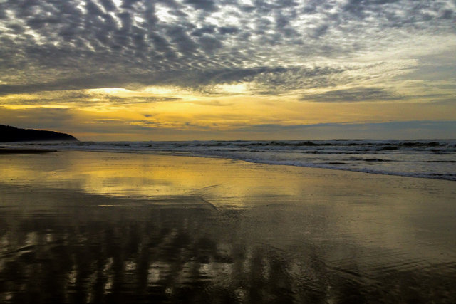 Sky above and below