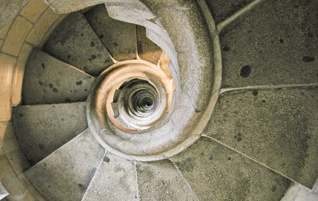 Sagrada familia stairwell