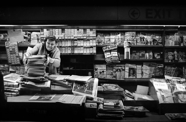 Copley Square newsstand