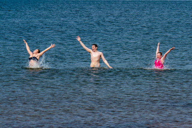 Water play, Prince Edward Island