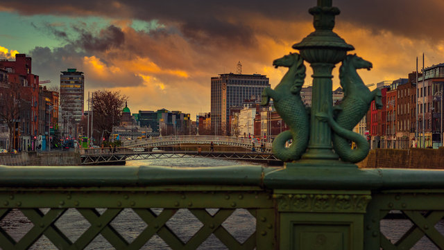Evening View From The Grattan Bridge
