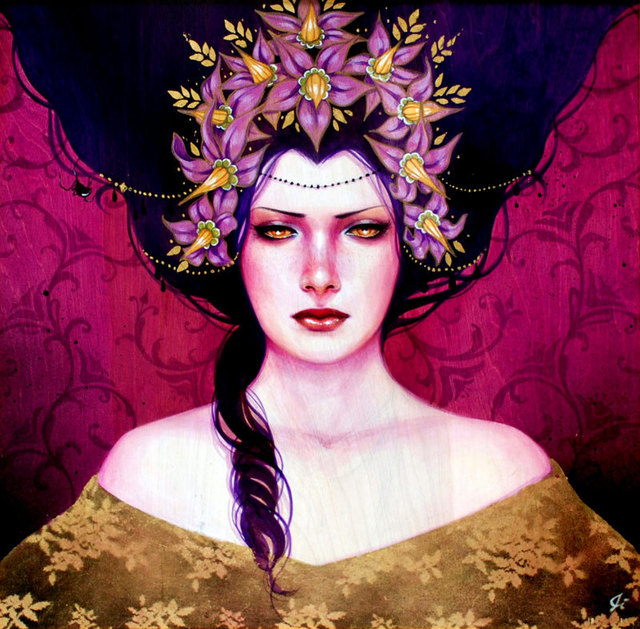 Atropa Bella Donna 24"x24" / 2009