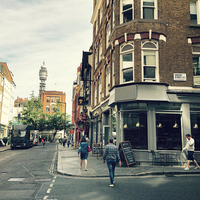 LONDON Fitzrovia neighborhood