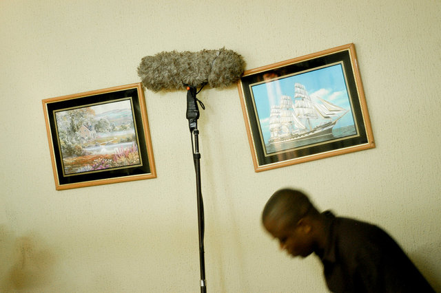 Plateau du film " Dangerous Twins ", du réalisateur Tade Odigan