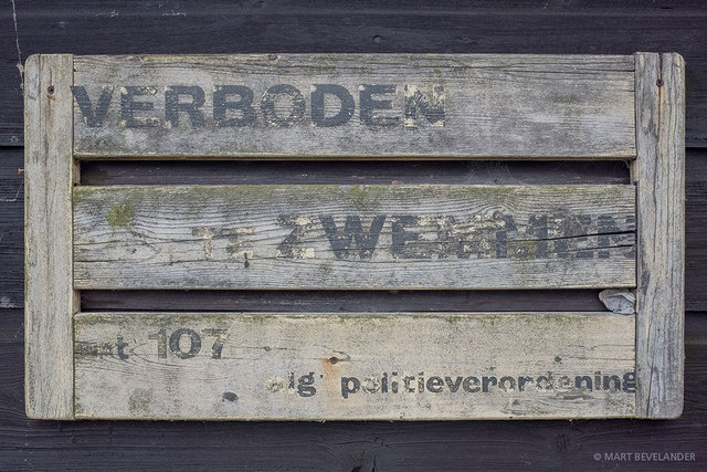 Tekst. Entrepotdok Amsterdam