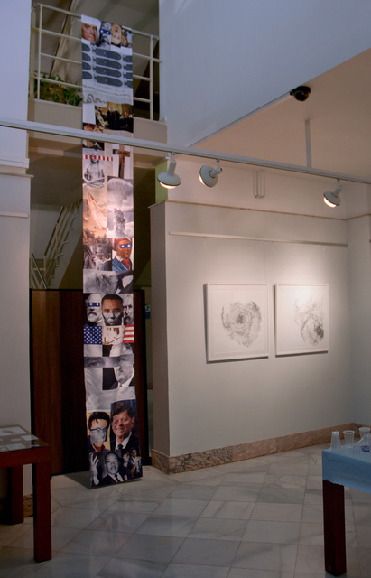 Memory Scrolls Installation at Casa de la Cultura in Valencia, Spain