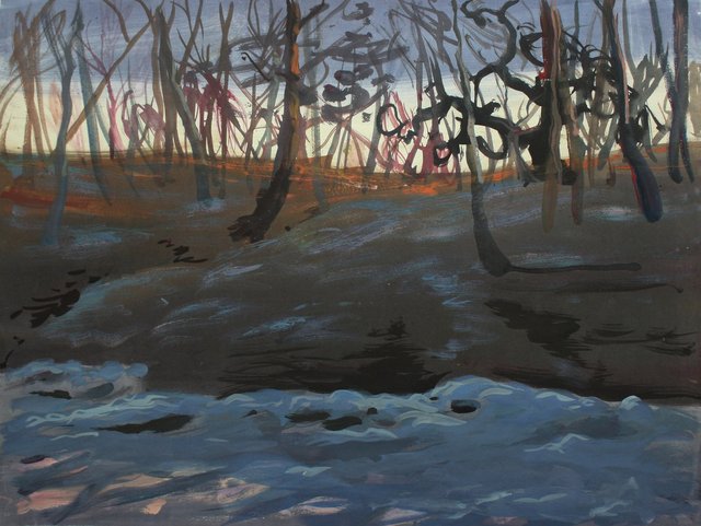 Woodsy Stream 22 x 29"