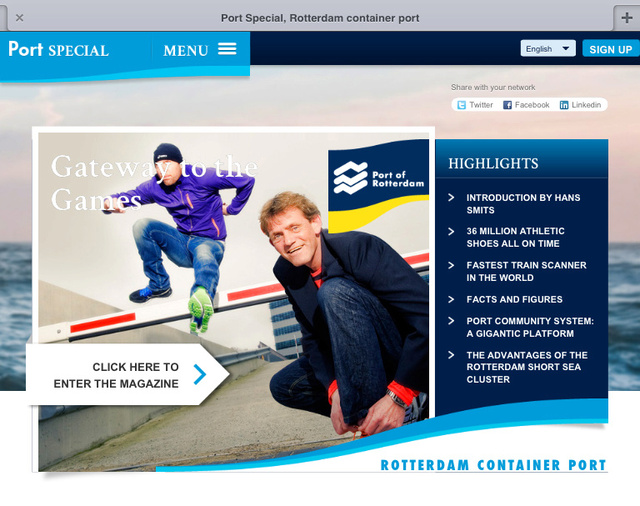 Port Of Rotterdam/site
