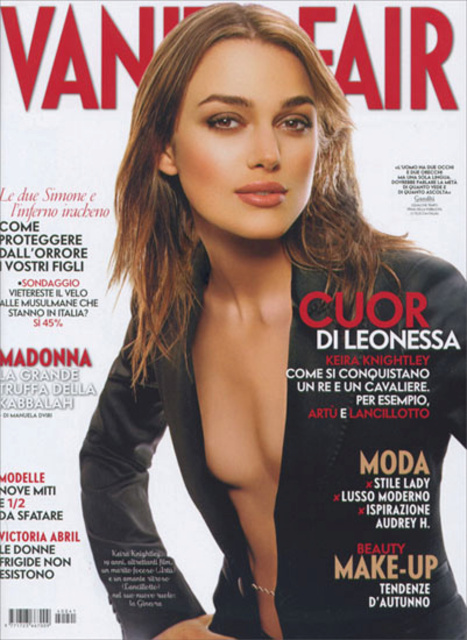 Italian Vanity Fair .Mark Liddell. Keira Knightley