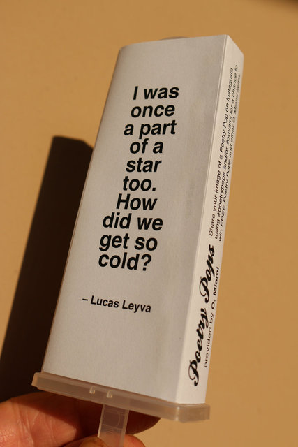 Poetry Pop of the Day