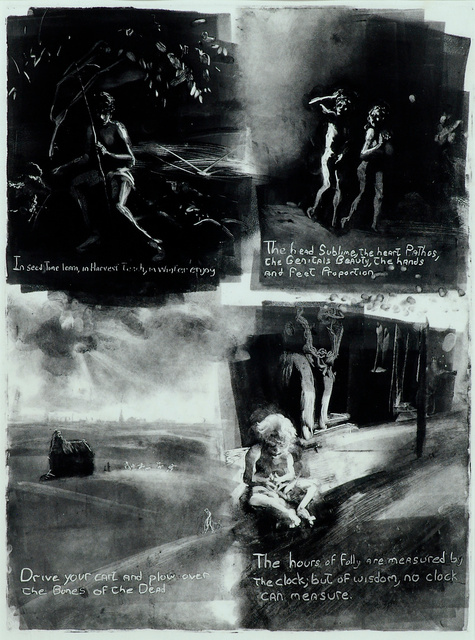 William Blake- Proverbs of Hell, 28 x 23"