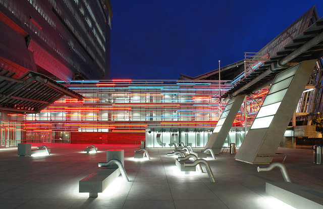 Plaza Elevation Dusk