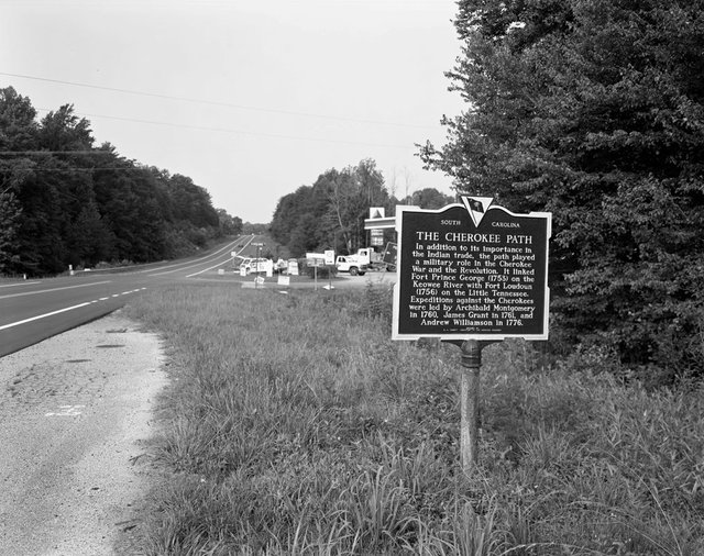 The Cherokee Path Historical Marker, Salem, South Carolina, 2006