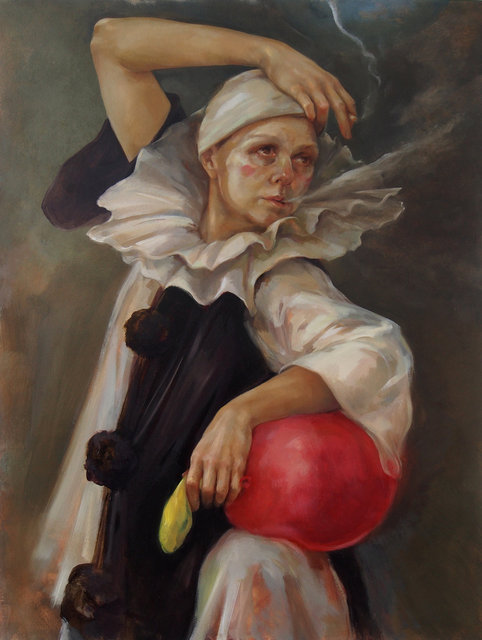 Blow, oil on canvas, 32"x42"