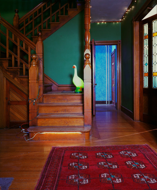 Untitled Interior (goose on stairs), 2005