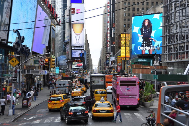 Times Square, sept. 2014