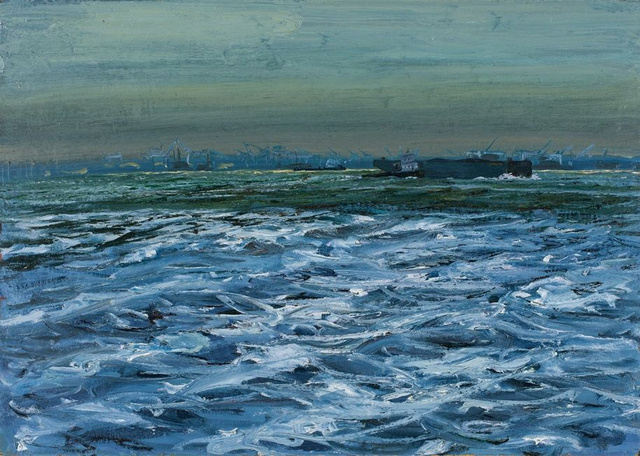 Barge- Summer 32 x 40"