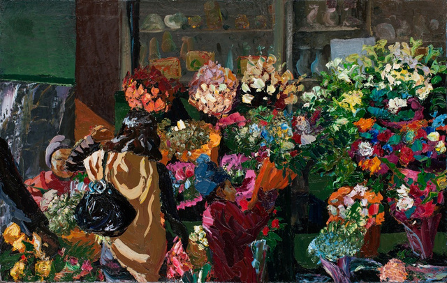 Flower Bearer, 26 X 38"   sold