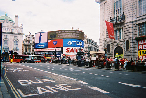Piccadilly Circus July 2009 by Alison Gracie