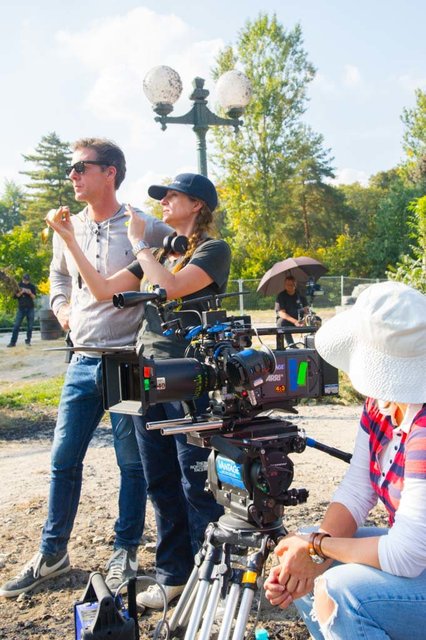 Director Niki Caro AD Phillip Booth