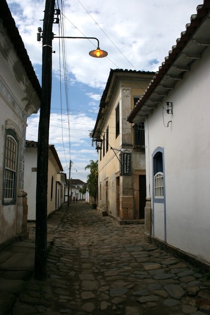 Rua da estalagem Colonial