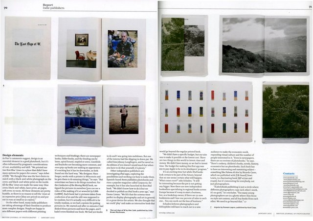 BRITISH JOURNAL OF PHOTOGRAPHY, 01.2012