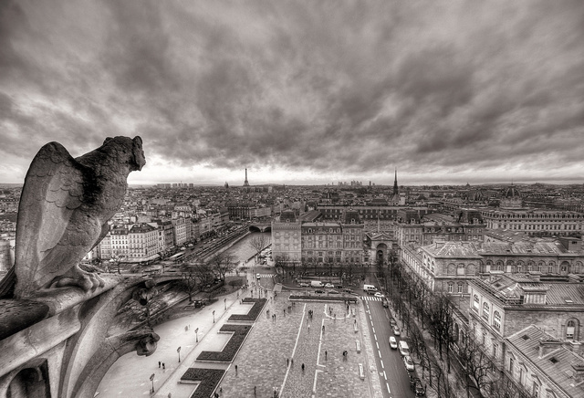 View from Notre Dame Cathedral