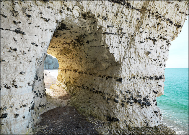Plage des Tilleuls, Étretat, Haute-Normandie, 2013