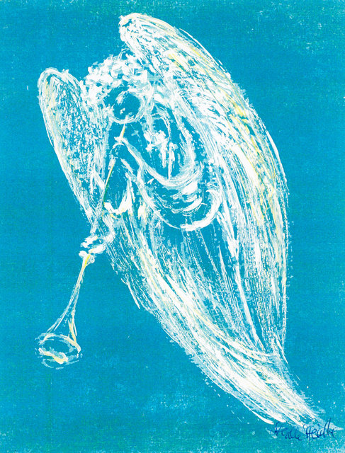 Er wird seine himmlischen Gottesboten aussenden, mit einem lauten Trompetenton. Aus allen Himmelsric